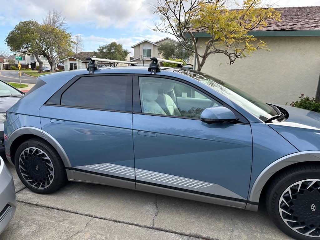 For Hyundai ioniq 5 2022-Up Roof Rack Cross Bars Normal Roof Alu Silver For Hyundai ioniq 5 2022-Up Roof Rack Cross Bars Normal Roof Alu Silver